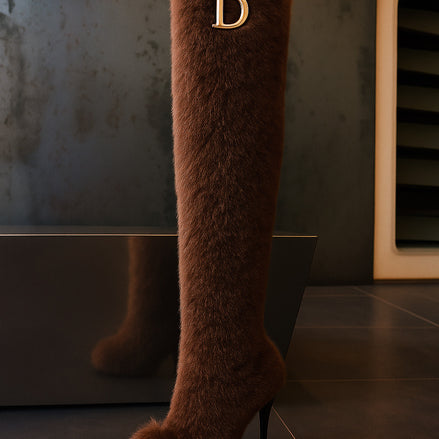 The Fur Seasons Boot - Mocha
