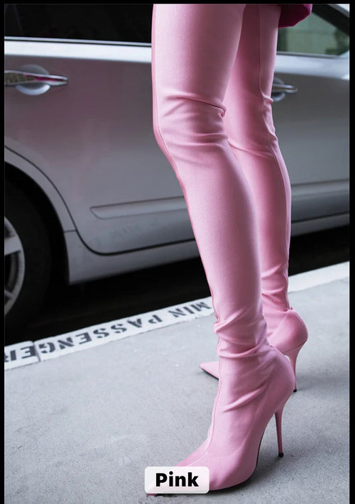 Ultra High Pants Boots - Dupe Department 