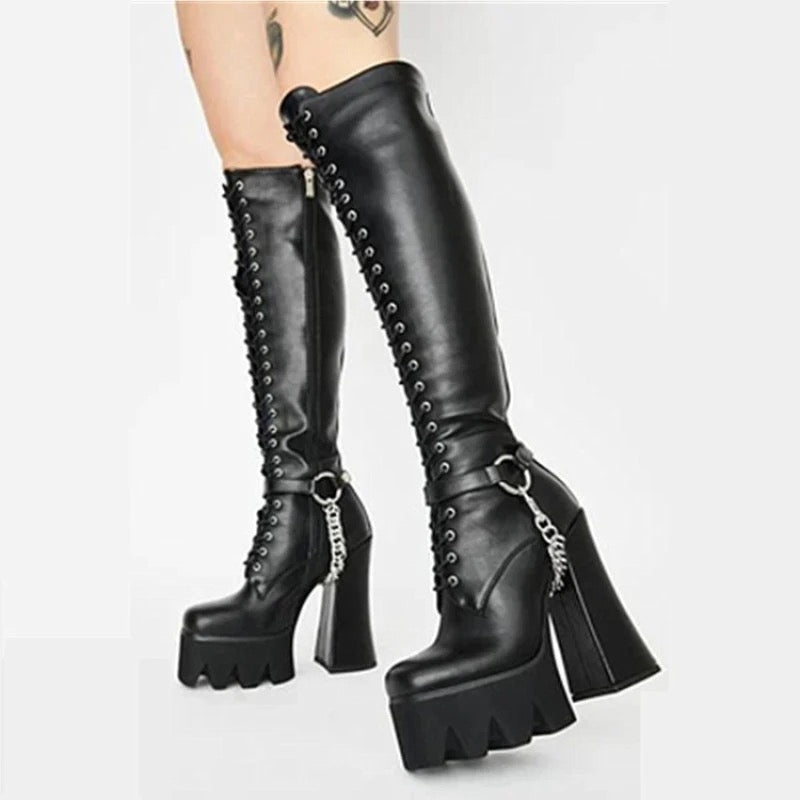Goth Gurlz Heel Boots