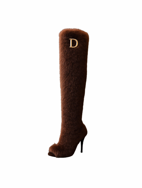 The Fur Seasons Boot - Mocha