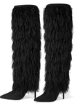 Yeti Over-the-Knee Faux Fur Boots