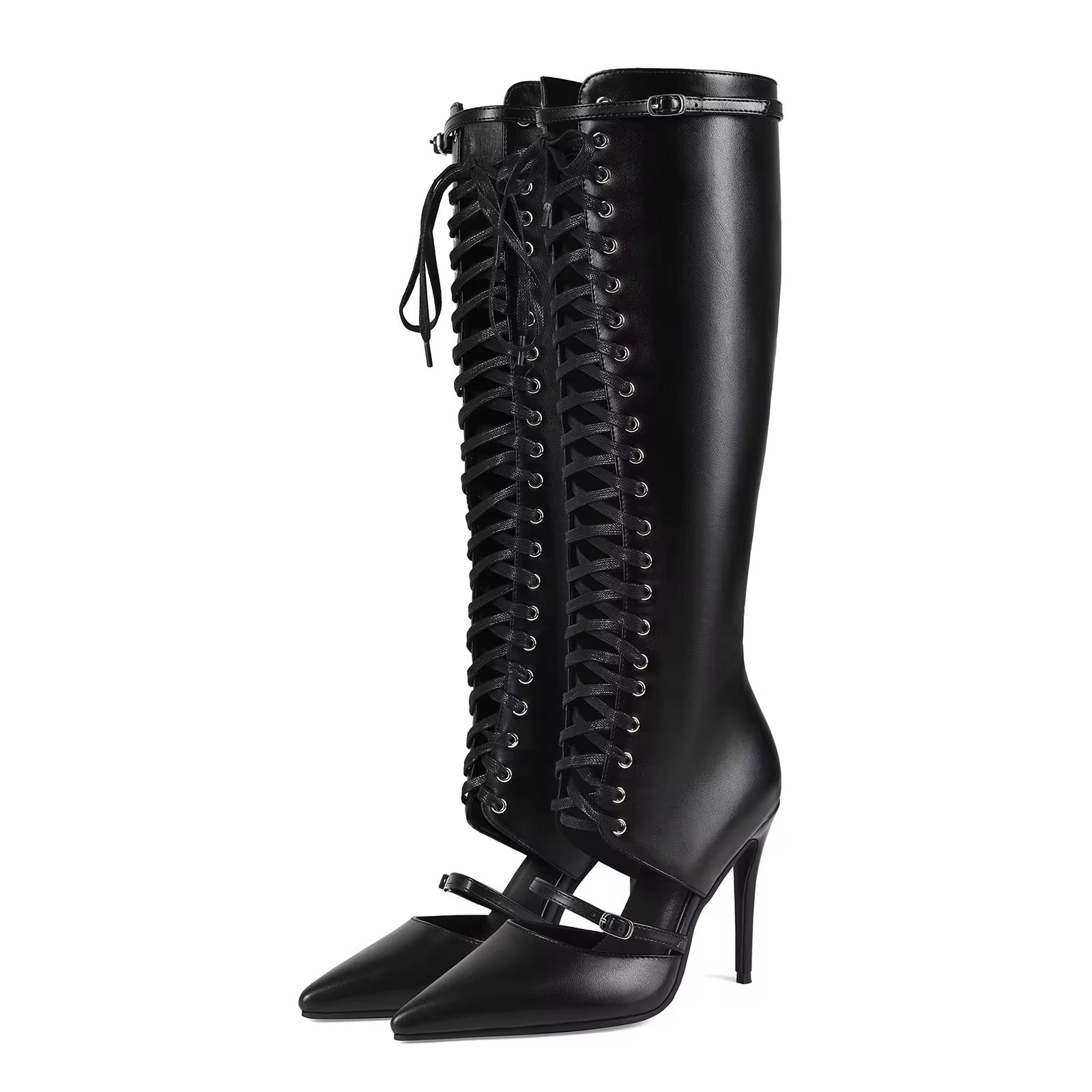 Amour Noir Lace Boots