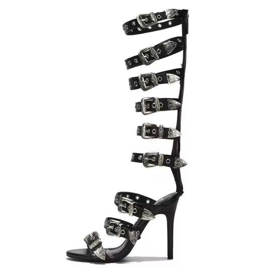 The Buckle Gladiator Heel
