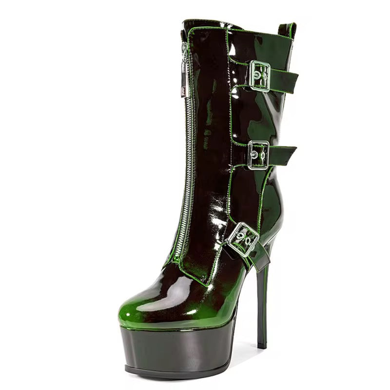 Steel Bond Platform Boots