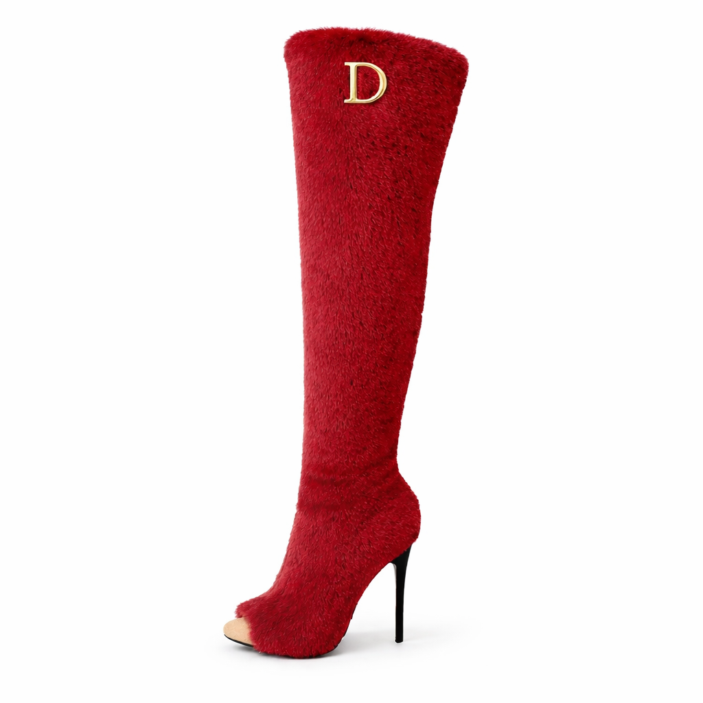 The Fur Seasons Boot - Ruby
