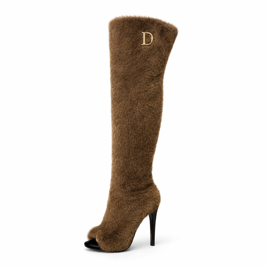 The Fur Seasons Boot - Mocha