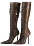 Lace Up Stiletto Boots