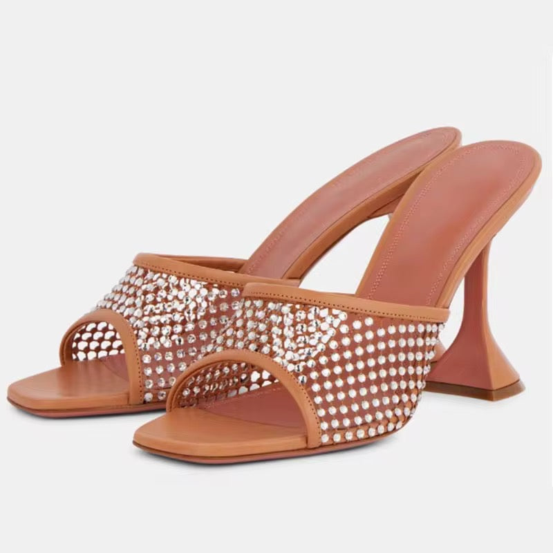 Studded Kitten Heels