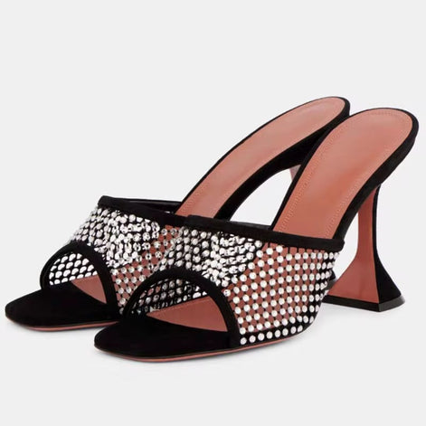 Studded Kitten Heels