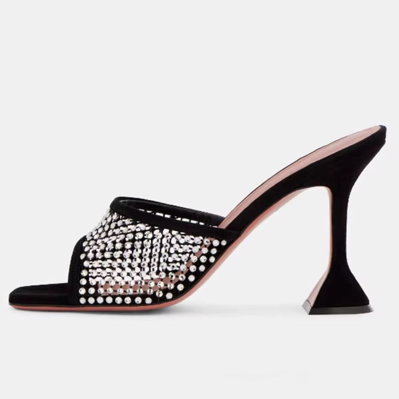 Studded Kitten Heels