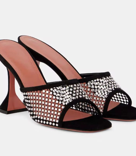 Studded Kitten Heels