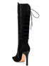 Strapped Heel Boots