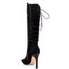Strapped Heel Boots