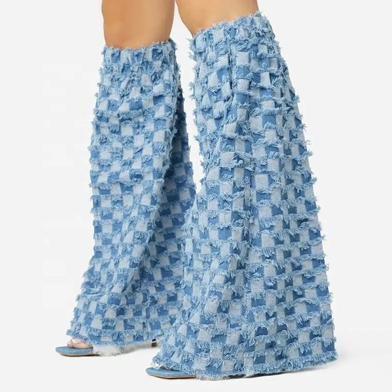 Jean Heel Boots - Dupe Department 