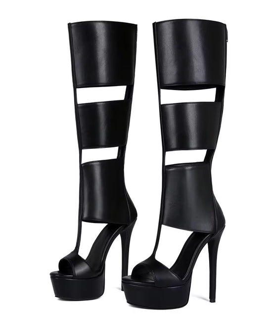 It Girl ‘Gladiator’ Heel Boots