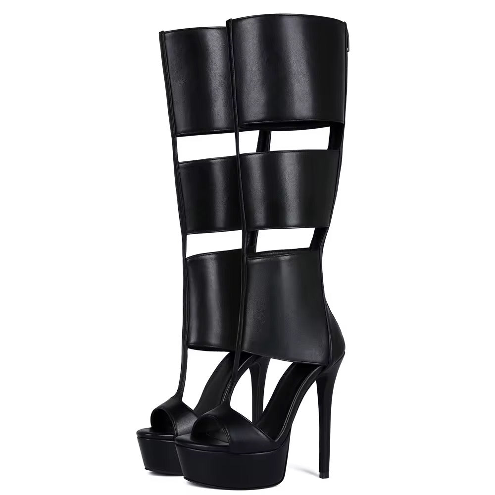 It Girl ‘Gladiator’ Heel Boots