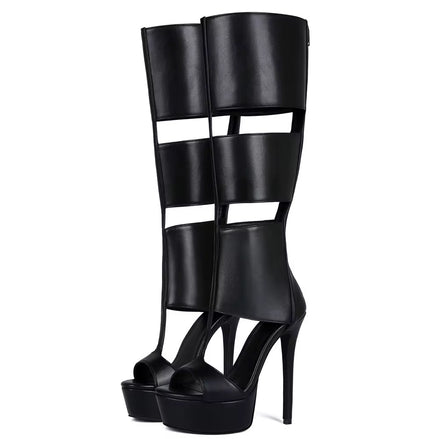 It Girl ‘Gladiator’ Heel Boots