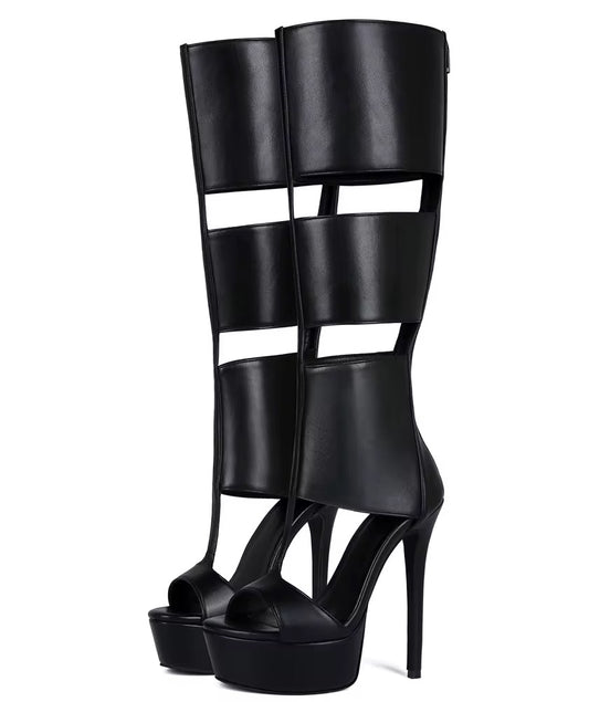 It Girl ‘Gladiator’ Heel Boots