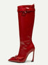Red Ruby Heel Boots
