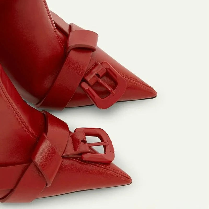 Red Ruby Heel Boots