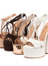 Strap Platform Heels