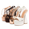 Strap Platform Heels