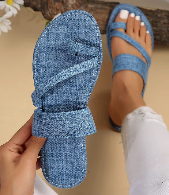 Denim Sandals