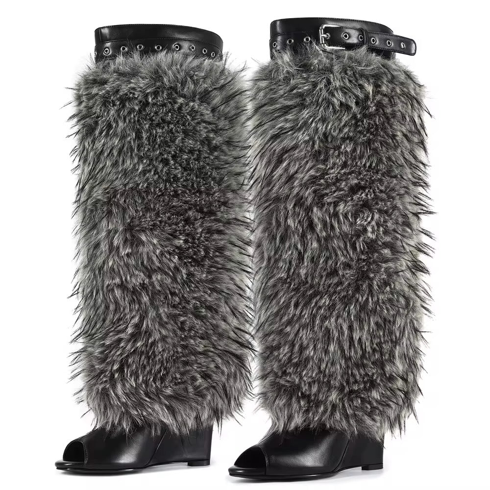 FROST DOLL WEDGE BOOTS