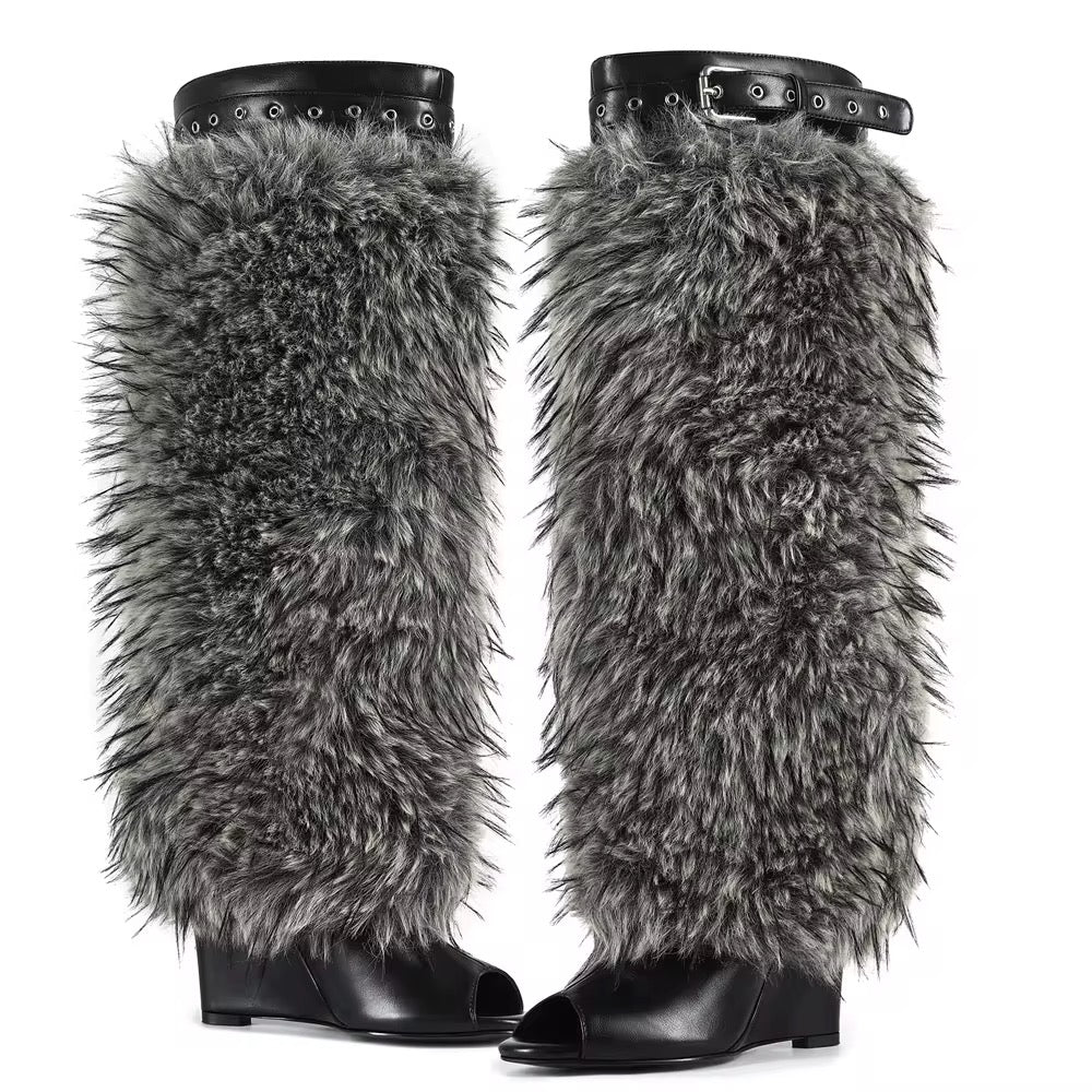 FROST DOLL WEDGE BOOTS