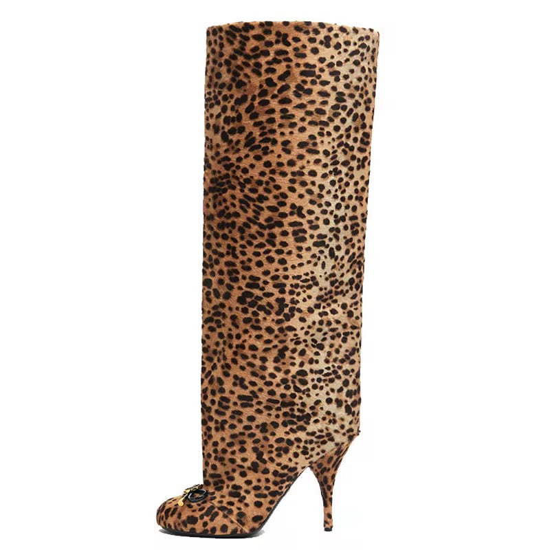 Luxe Bow Accent Knee-High Boots