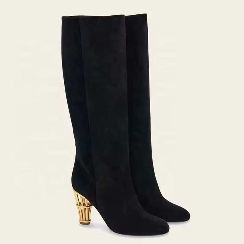 Aurora Luxe Suede Knee-High Boots