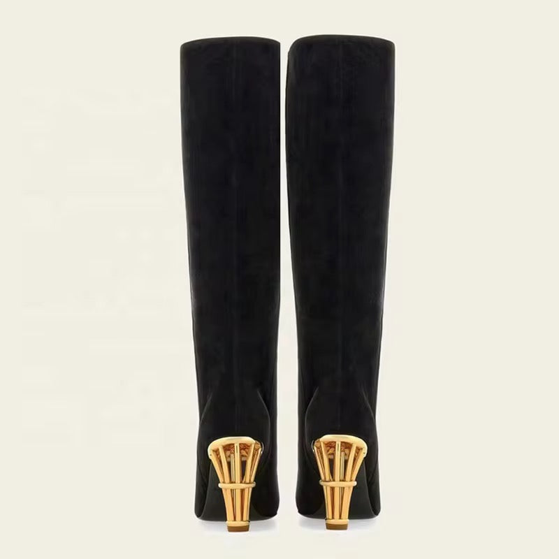 Aurora Luxe Suede Knee-High Boots