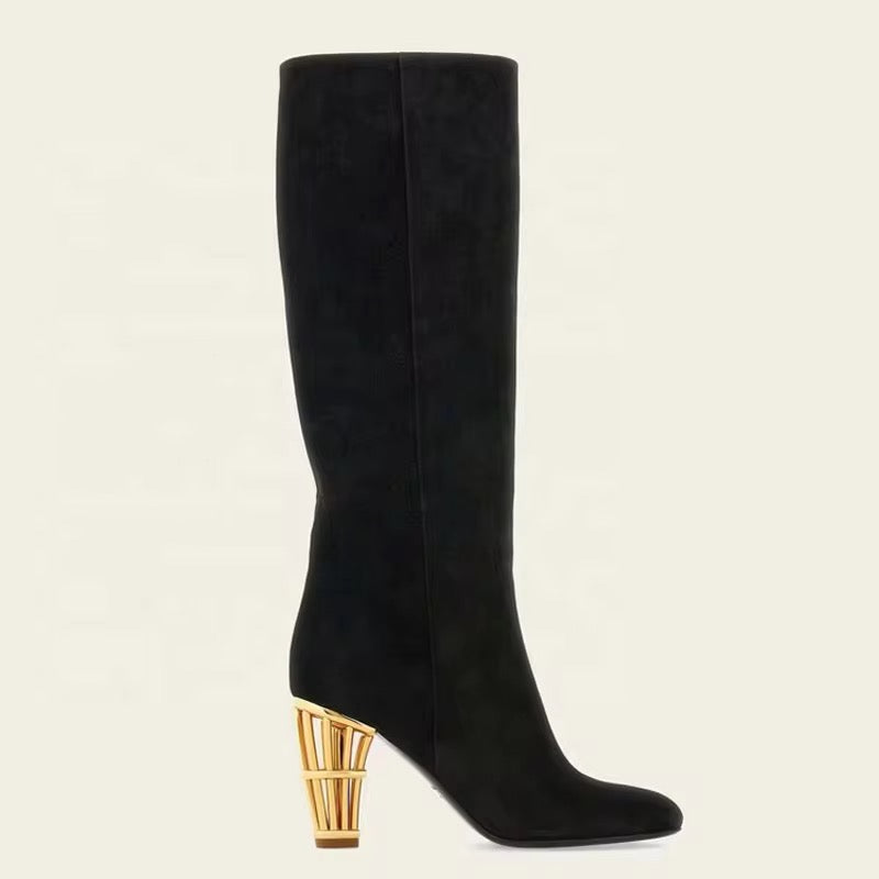 Aurora Luxe Suede Knee-High Boots