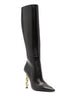 Chain Luxe Knee-High Boots