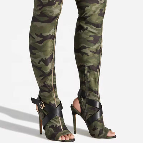 Dominatrix Thigh-High Stiletto Boots