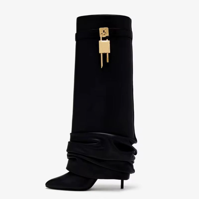 Lock-In Luxe Heel Boots