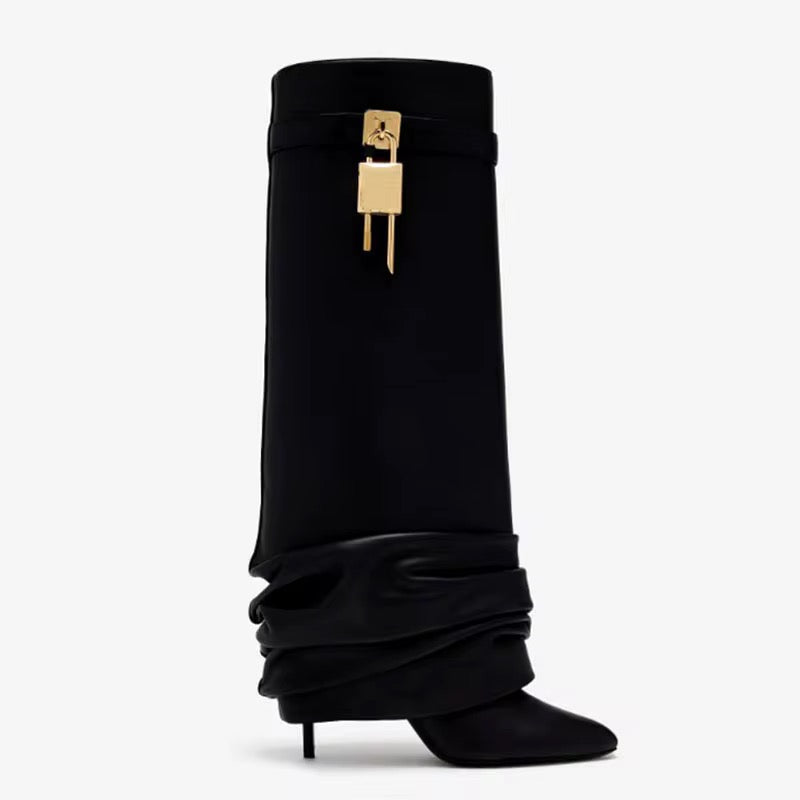 Lock-In Luxe Heel Boots