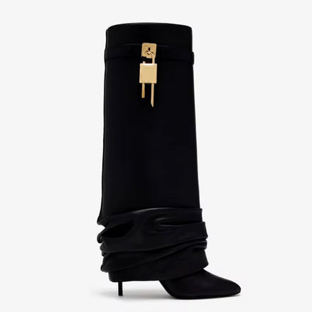 Lock-In Luxe Heel Boots