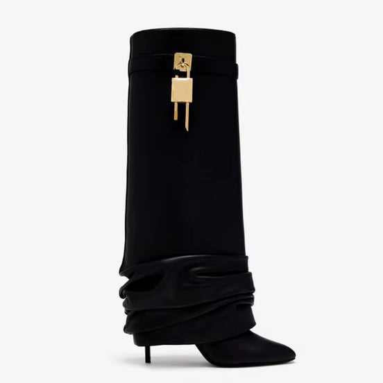 Lock-In Luxe Heel Boots