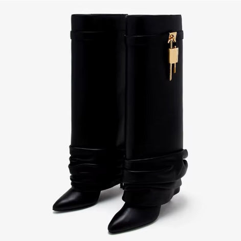 Lock-In Luxe Heel Boots