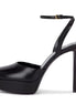 Sleek Platform Ankle Strap Heels