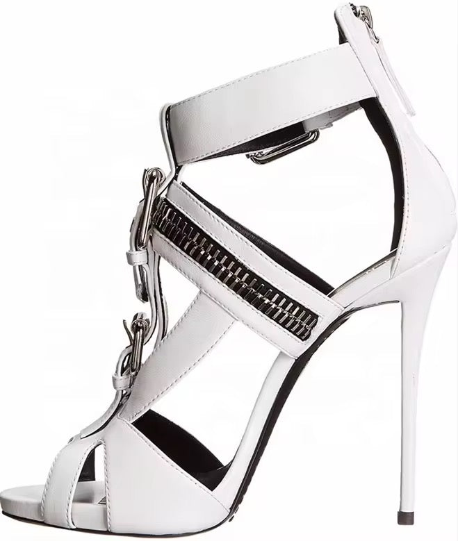 Domin Buckle Sandal Heels