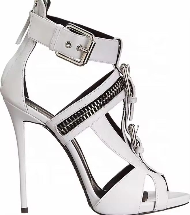 Domin Buckle Sandal Heels