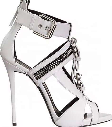 Domin Buckle Sandal Heels