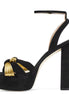 Golden Knot Platform Heels