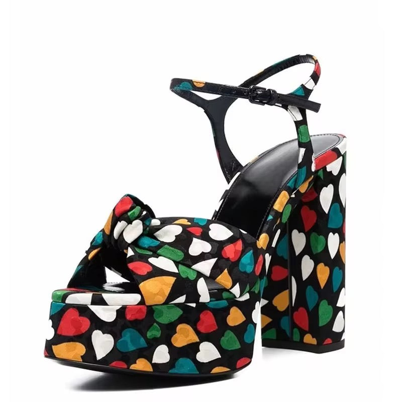 Kiss Me Muse Platform Heels